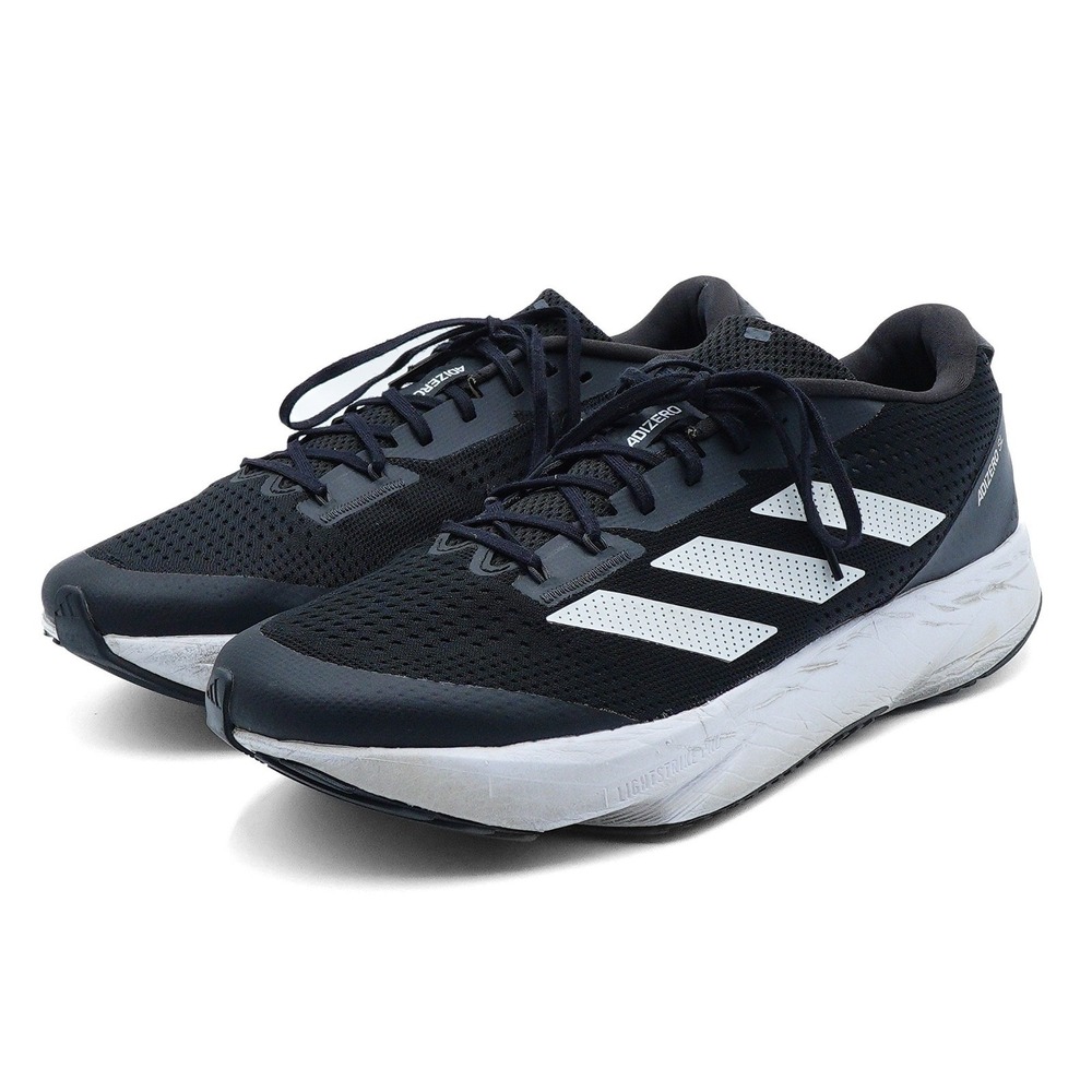 ADIDAS Men's US 12‎ Black White Adizero SL Lightstrike Running Athletic Sneakers
